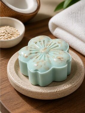 Coconut Goats Milk Soap, w/ Oatmeal, Handcrafted